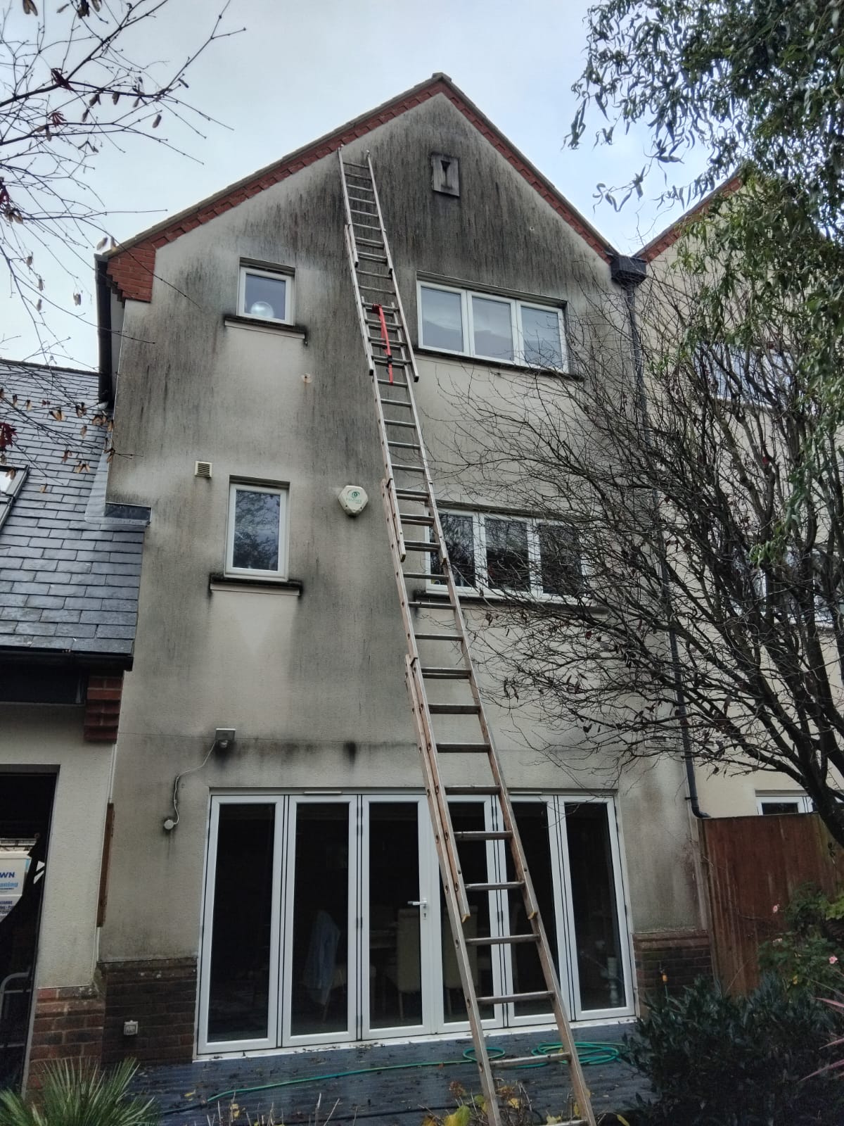 Exterior Render Wash — before